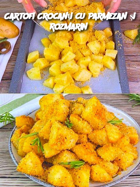 Cartofi Crocanți cu Parmezan și Rozmarin 🍟🌿