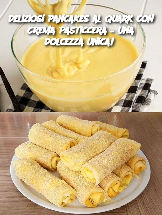 Deliziosi Pancakes al Quark con Crema Pasticcera – Una Dolcezza Unica!