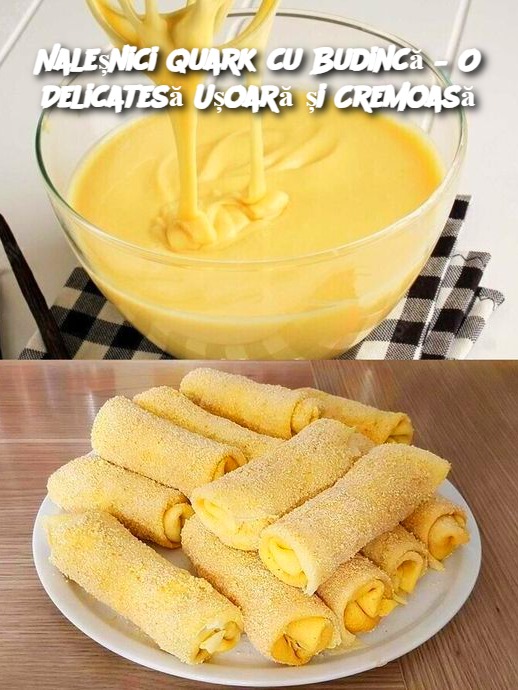 Naleșnici Quark cu Budincă – O Delicatesă Ușoară și Cremoasă